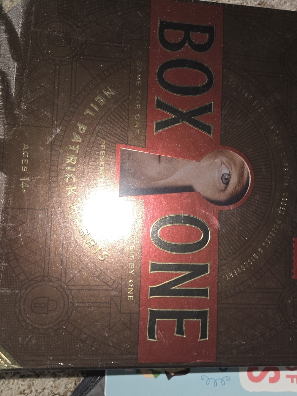 Box One Board Game - Brown and Red